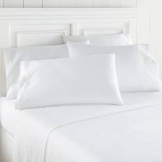 Textiles Micro Flannel Seersucker Bed Sheet White