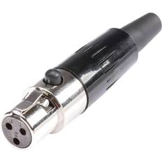 Hicon HI-XMCF3 Miniature-XLR Stik 3 Silver