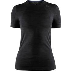 Reflekser Toppe svedundertøj Craft Fuseknit Comfort Løbe T-shirt Dame Sort