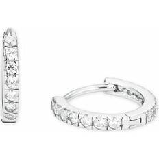 Amor Smycken Amor Creoles 925 Sterling Silver Öronsmycke För Damer - Silver