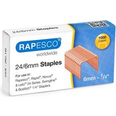 Rapesco 24/6 Hæfteklammer Kobber 1000stk