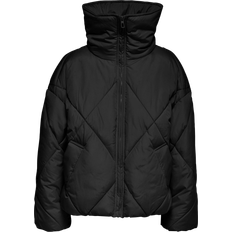 Only Kort Quiltad Jacka Svart