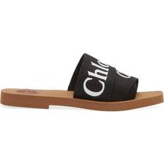 Damen - Textil Slides Chloé Woody Logo Slide