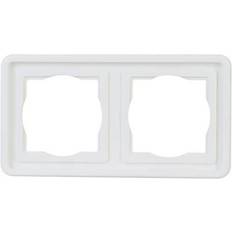 Kopp 302402074 2x Wet room switch product range Frame Arktis White