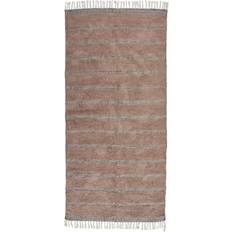 House Doctor Chen rug dusty berry Red, Brown, Grey