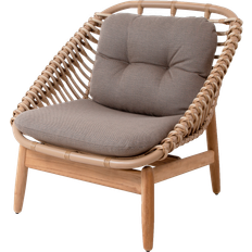 String stol Cane-Line strington loungestol m/teak understel Havelænestol