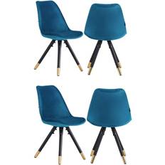 Life Interiors Sofia Velvet Kitchen Chair