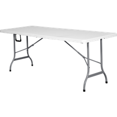 Bord foldbart 180x75cm grå/hvid