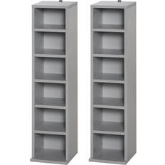 Homcom Set of 2 CD Shelving System