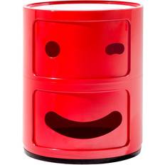 Rouge Armoires Kartell Componibili Container Smile 4926 Rouge Armoire