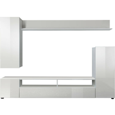 Holz Fernsehschränke Trendteam DOS White Fernsehschrank 208x165cm 2Stk.