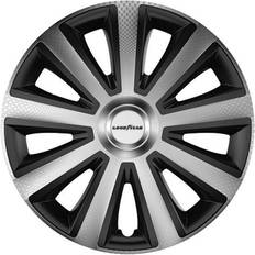 Autofelgen Goodyear Radzierblende Memphis Carbon 14 Zoll schwarz/silber, 4 Stück