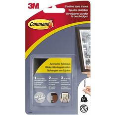 Command 3M Strisce Di Montaggio Immagini Nero Contenuto 4 Paio/a Gancio per Quadro