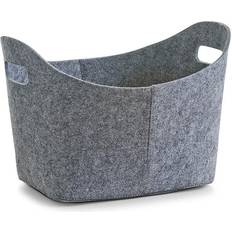 Zeller Filtkurv 28 x 37 x 25 cm Farve Grå Kurv 25cm