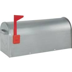 Rottner Cassetta Postale In Stile Americano Mailbox Alu Argento
