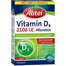Perrigo Abtei Vitamin D3 2.100 I.E. Vegetabilske Kapsler