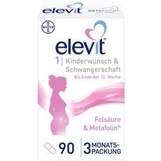 Bayer Vitamine + Mineralstoffe, 1 Kinderwunsch Schwangerschaft Tabletten 90 Stk.