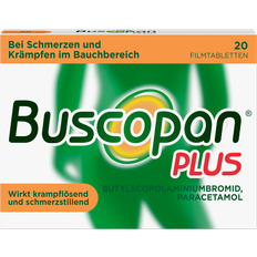 Rezeptfreie Arzneimittel BUSCOPAN plus 10 mg/500 Filmtabletten 20 Stk. Tablette