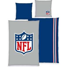 Herding NFL Renforce Wendebettwäsche NFL Shield Logo 135 cm x 200 cm