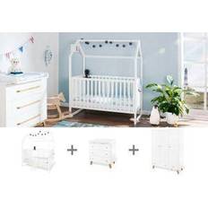 Möbel-Sets Pinolino Babyzimmer Möbel Set Kinderzimmer 'Hilda & Pan' breit