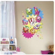 RoomMates Habitaciones infantiles RoomMates Shopkins Burst Peel And Stick Giant Wall Decal