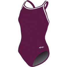 Red Swimsuits Dolfin Women's DBX Back 1-Piece Maroon