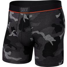 Camouflage - Men Underwear Saxx Vibe Boxer Brief - Black