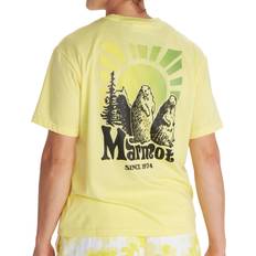 Marmot Women T-shirts Marmot Sunshine Tee Short Sleeve Yellow