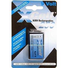 Am6 XCell 9VE-Block 6AM6 Ni-MH 250mAh im 1er-Blister