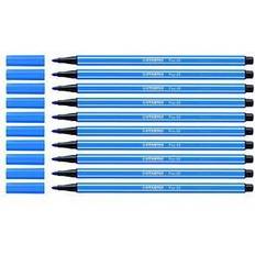 Plumas Textiles Stabilo Rotuladores Pen 68 Azul Oscuro 10 Piezas