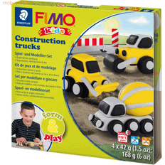 Gris Pâtes Polymères Staedtler FIMO Kids Set Modelliermasse, Bastelset