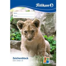 Pelikan 2056115 Ritblock, A4, 20 Ark, Flerfärgad