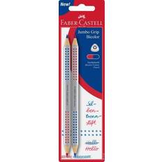 Faber-Castell 2 Jumbo Grip Silbenstifte mehrfarbig