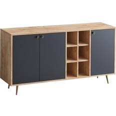 Hanah Home Natur Skåp Hanah Home 40x140 Natur/Antracit Sideboard