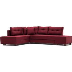 Cama Rinconera Manama Izquierdo Rojo Sofá Sofá 3 Plazas