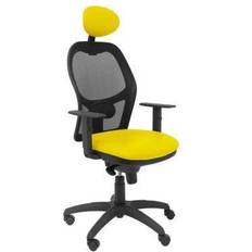 P&C Jorquera Malla Negra Asiento Snspamc Amarillo Silla de oficina