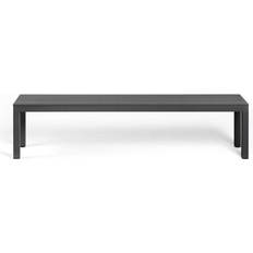 Nardi Bancs de Jardin Nardi Rio Bench Alu Anthracite Banc de Jardin