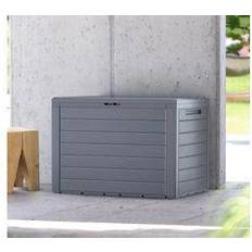 Outdoor Planter Boxes Prosperplast Garden Box Chest Lockable 190 Liters Anthracite Storage Container Waterproof