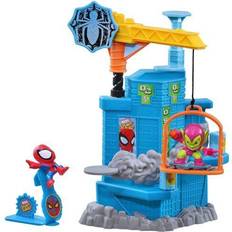 Hasbro Marvel Stunt Squad Spider-Man Vs Green Goblin Crane Playset