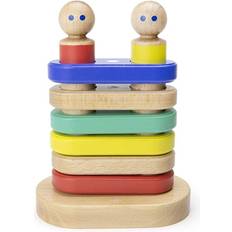 Tegu Baby Big Magnetic Stacker 12 Teile, Motorikspielzeug