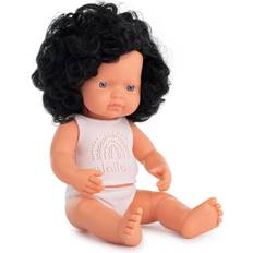 Anatra Bambole e Case delle Bambole Miniland Black Haired Doll 38cm