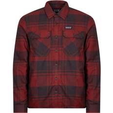 Patagonia M's Insulated Organic Cotton MW Fjord Flannel Shirt LiveOakSequoiaRed