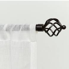 Curtain Accessories Exclusive Home 66"-120" Torch Curtain Rod