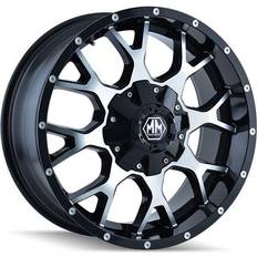 Mayhem Warrior 8015, 20x9 Wheel with 8x6.5 and 8x170 Bolt Pattern