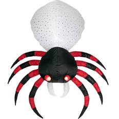 Red Inflatable Decorations Northlight Seasonal 4ft Inflatable Halloween Outdoor Spider Red