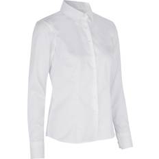 moderne fit Fine Twill skjorta dam, Vit