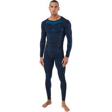 Blu - Uomo Set di Strati di Base Odlo Set Long Fundamentals Performa Dark Sapphire - Blue Male