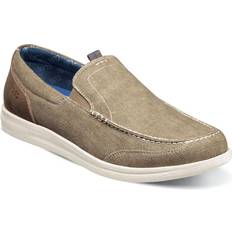 Lycra Shoes Nunn Bush Mens Brewski Canvas Venetian Loafers Stone