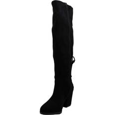 Fur High Boots Journee Collection Women's Leeda Boots Women's Shoes Black 9M