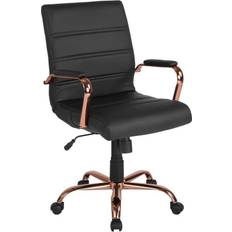 Chairs Flash Furniture Mid-Back Black Executive Office Chair